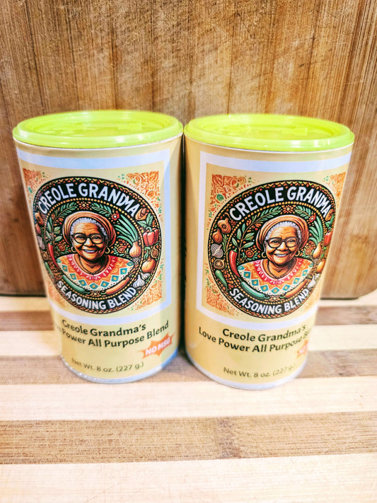 Creole Grandma Love power All Purpose Seasoning Blend 8 oz 2 pack